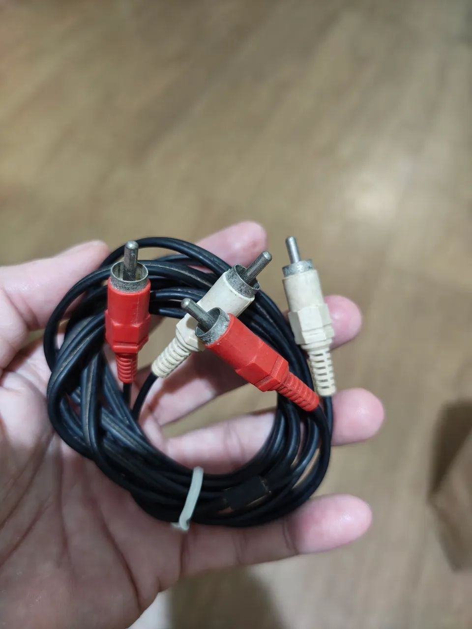 Cabo RCA de 2 Vias, reforçado, Áudio Estéreo