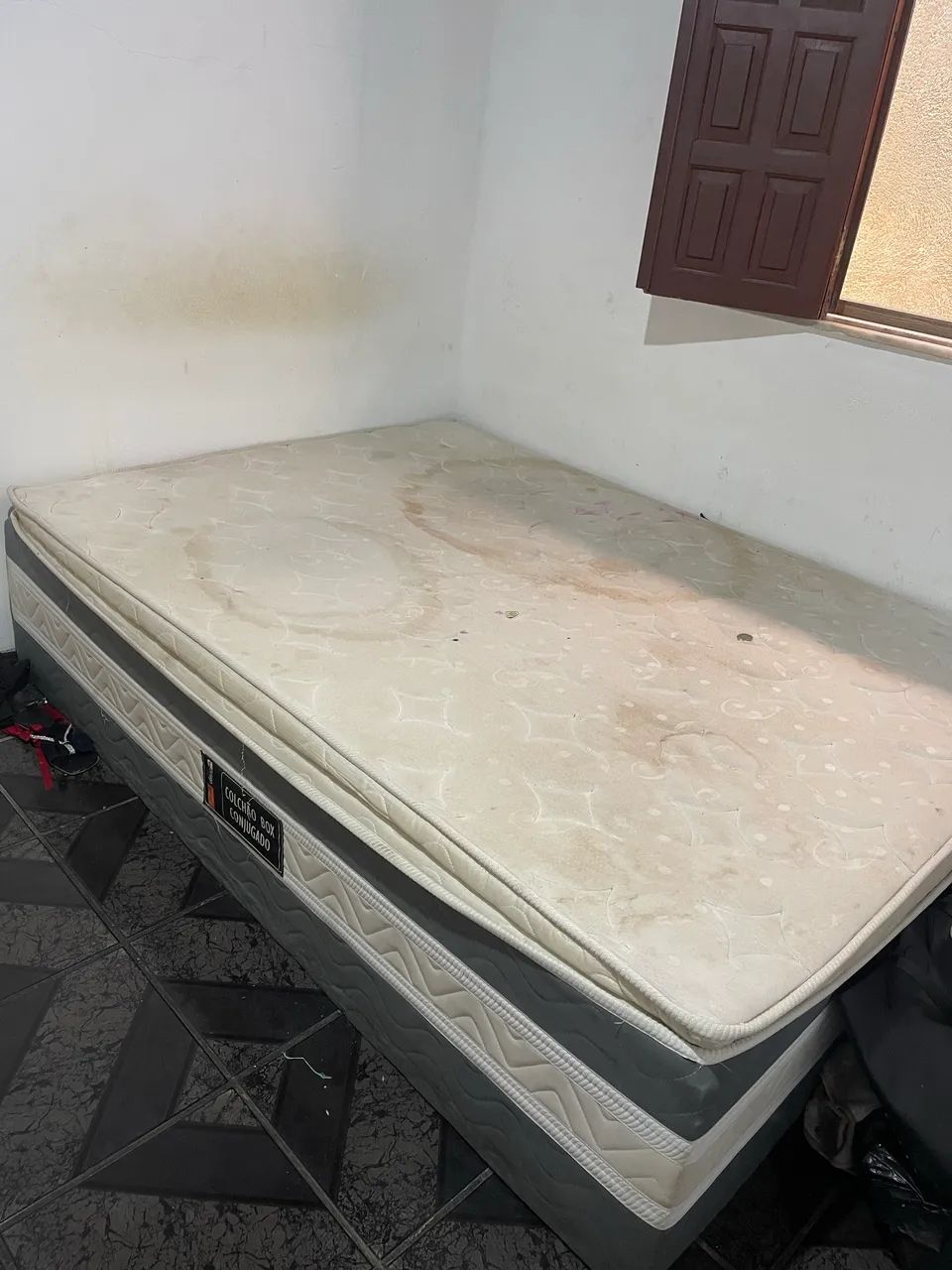 Cama box com colchão conjugado - Foto 2