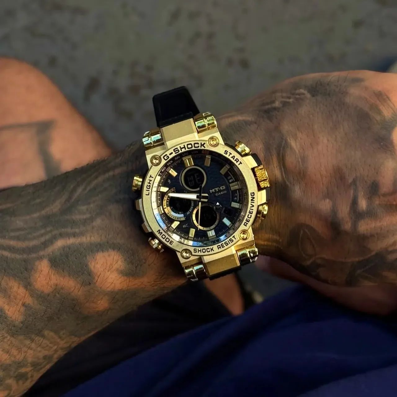 *Relógio G shock MTG Caixa de aço*
