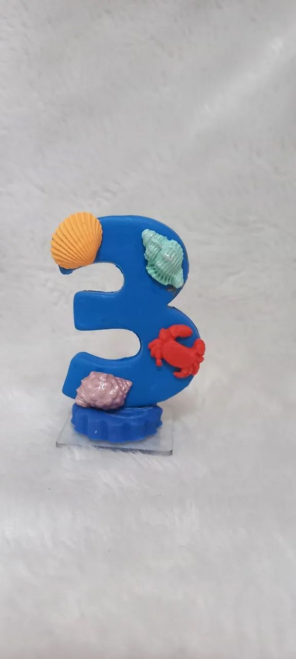 Vela de biscuit simples personalizada  - Foto 2