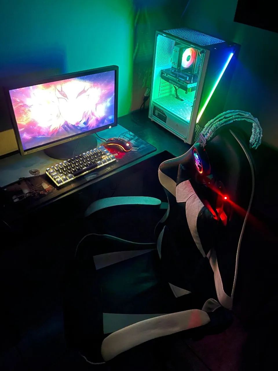 PC Gamer Completo + Setup ? i7-9700 + RTX 3050 + 20GB RAM - Foto 2