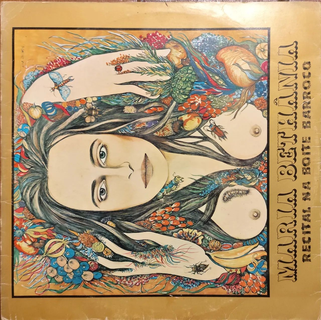 Lp Maria Bethânia - Recital na Boite Barroco 