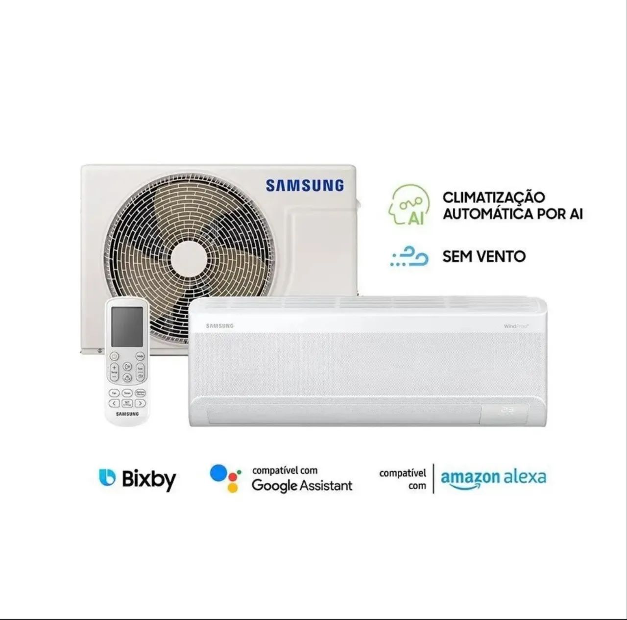 AR CONDICIONADO SANSUNG 12000btus - WindFree Conect  - Foto 3