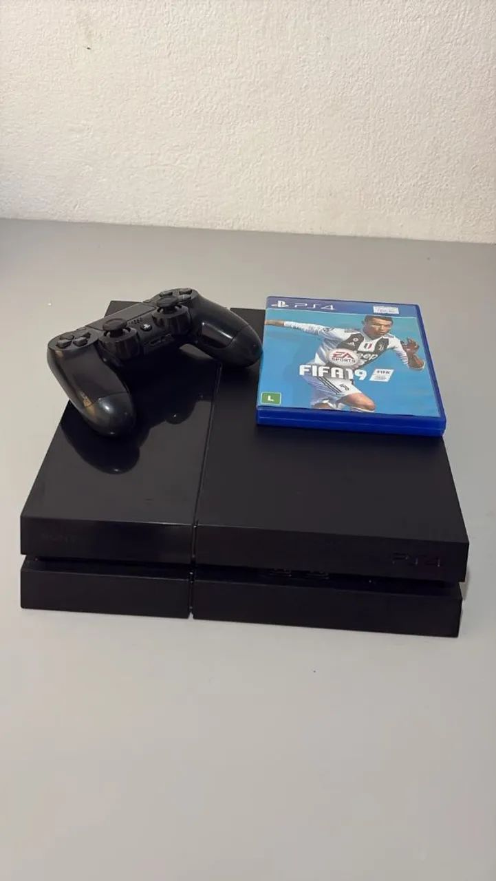 PS4 + CONTROLE ORIGINAL E 2 JOGOS - Foto 4