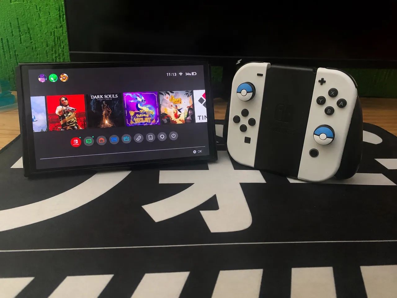 Nintendo Switch OLED Desbloqueado 64gb - Foto 3