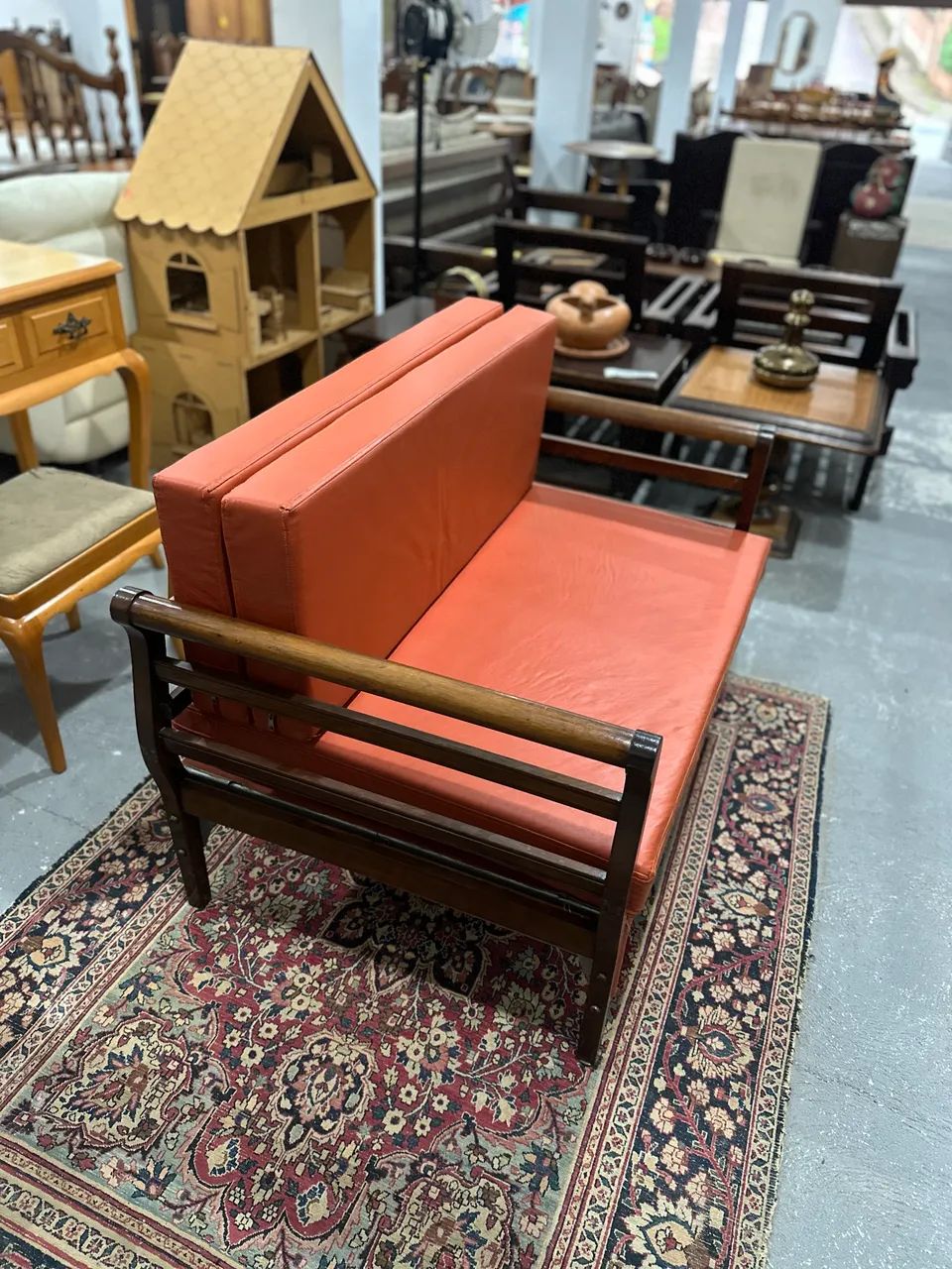Sofá vintage de Madeira  - Foto 3