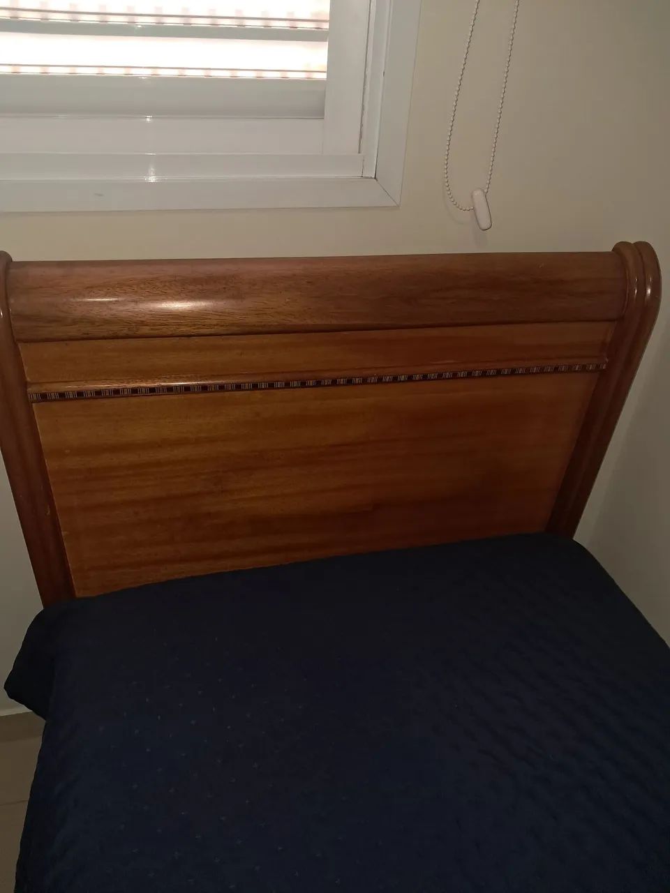 Cama solteiro em Madeira maciça com auxiliar.  - Foto 5