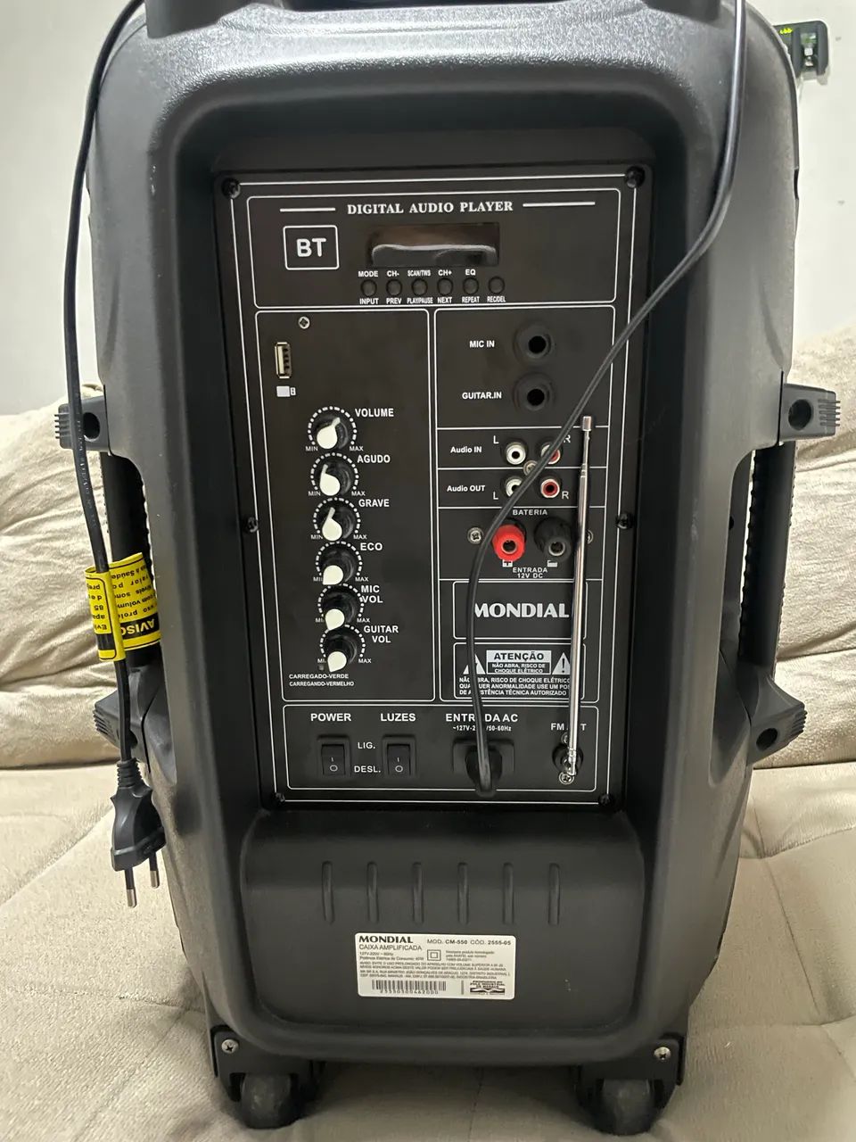 Caixa de Som Mondial 550w NOVA