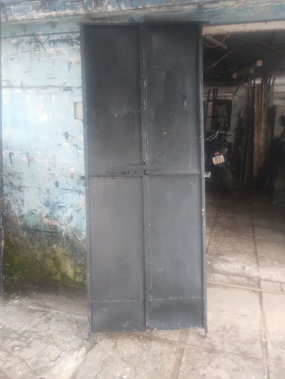 Portão de chapa 