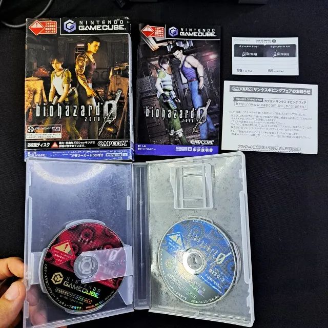 Biohazard / Resident Evil 0 e 1 Remake Japonês - Nintendo Gamecube. Completos - Foto 3