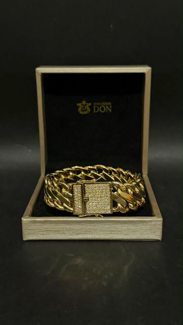 Pulseira Lacraia em Ouro 18k 750 - Foto 2