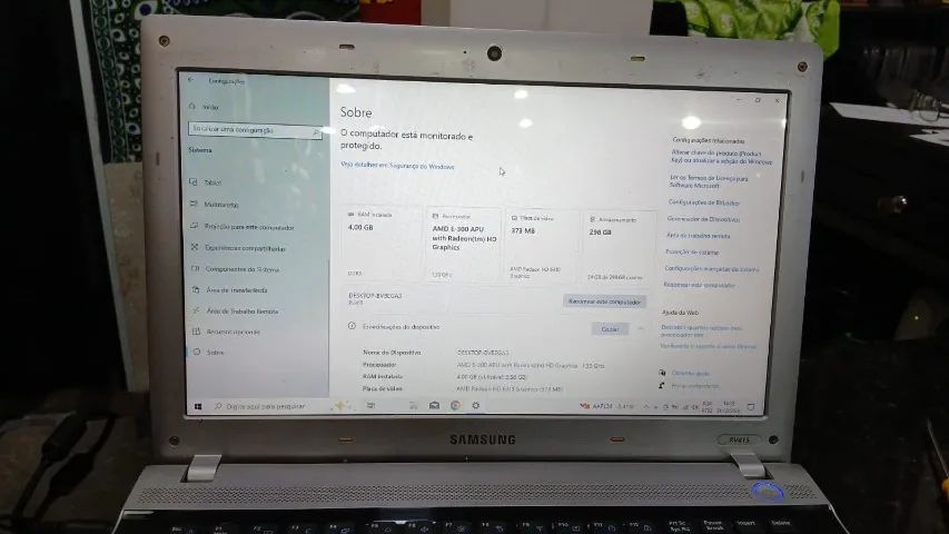 Notebook Samsung RV415 4Gb Ram 320 HD - Foto 2