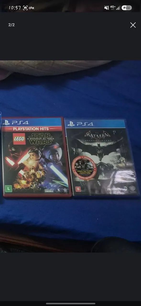 PS4 Slim + 6Jogos  e 2 controles  - Foto 2