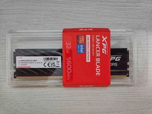 Novo] Memória DDR5 XPG Lancer Blade, 32GB, 5600MHz, Black