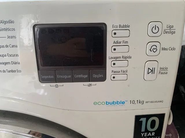 Lavadora com defeito