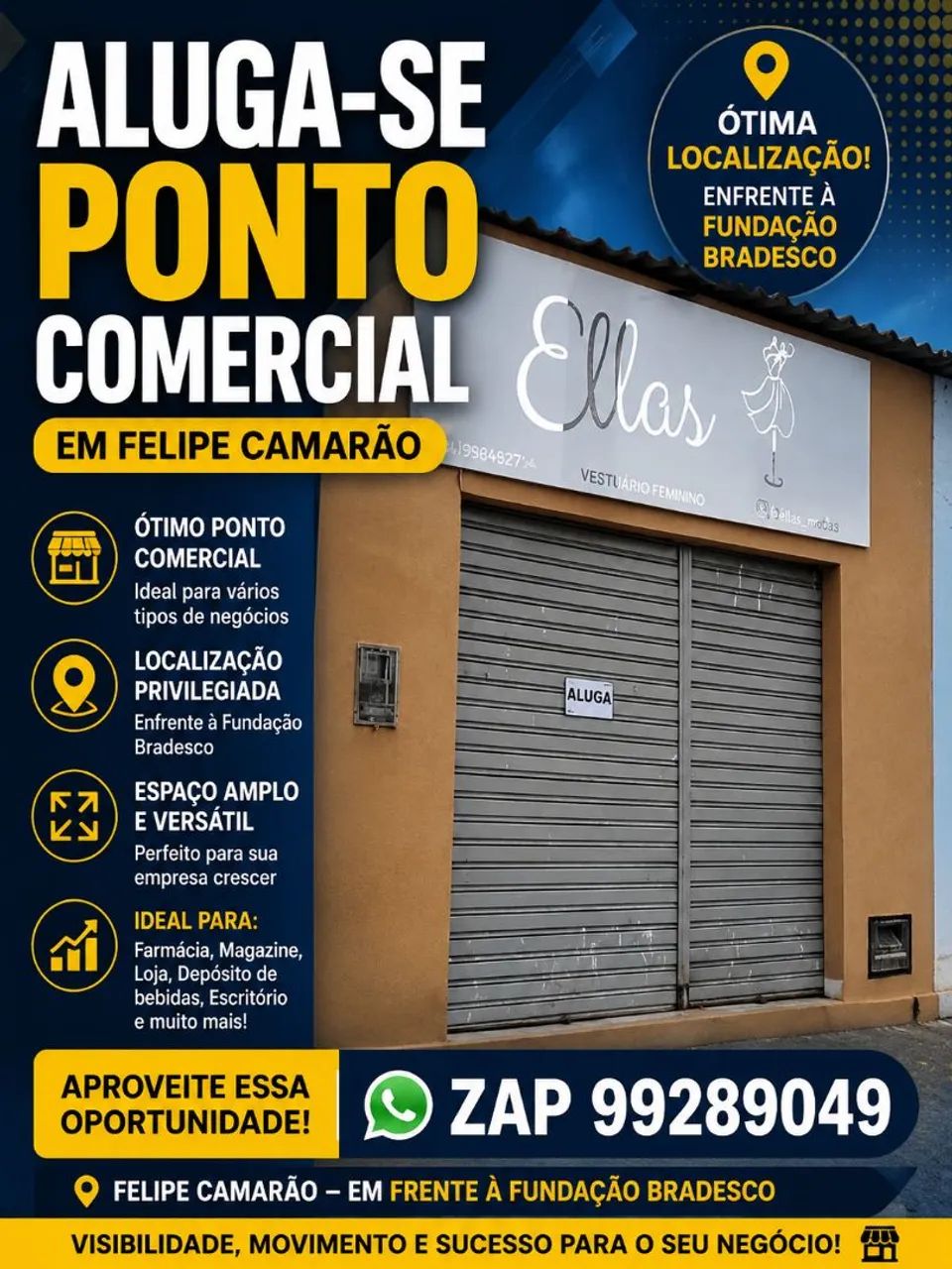 Ponto Comercial pra alugar 