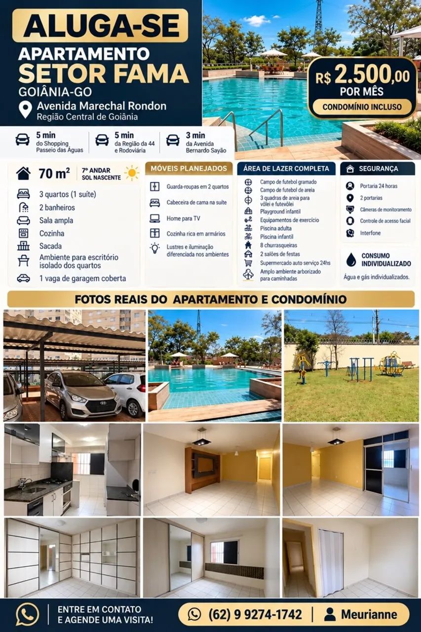 Aluga apartamento na Fama