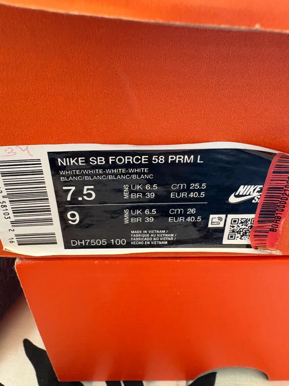 TÊNIS NIKE SB FORCE 58 PRM L N.39 - Foto 2
