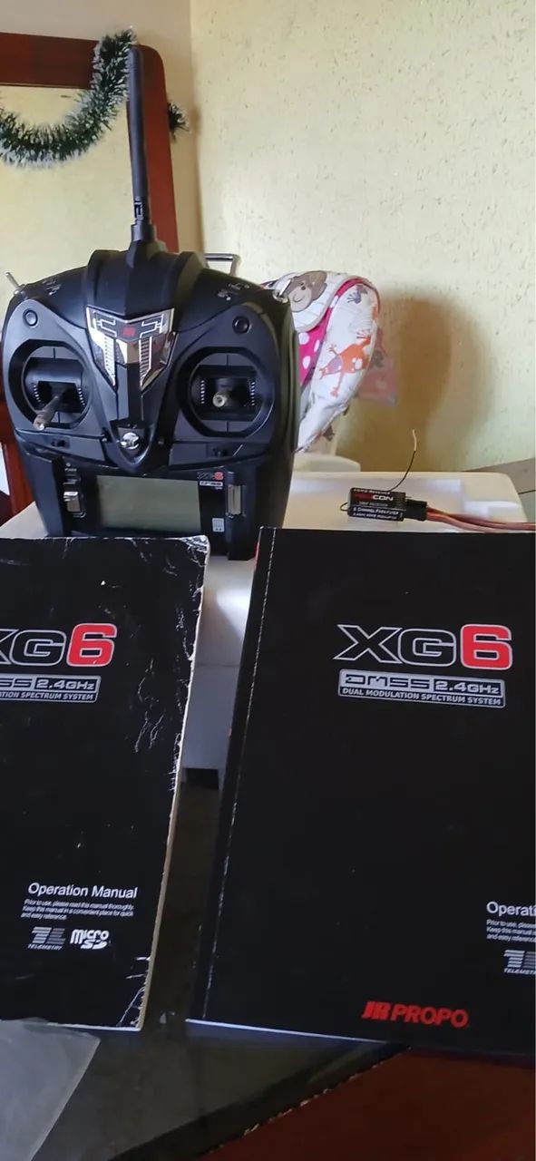 Rádio Controle JR XG6 NOVO - Foto 3