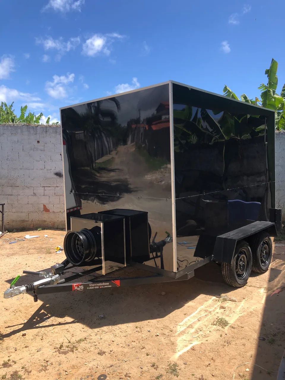 Carretinha Baú Nova - Fabricação Própria Sob Encomenda - Foto 5