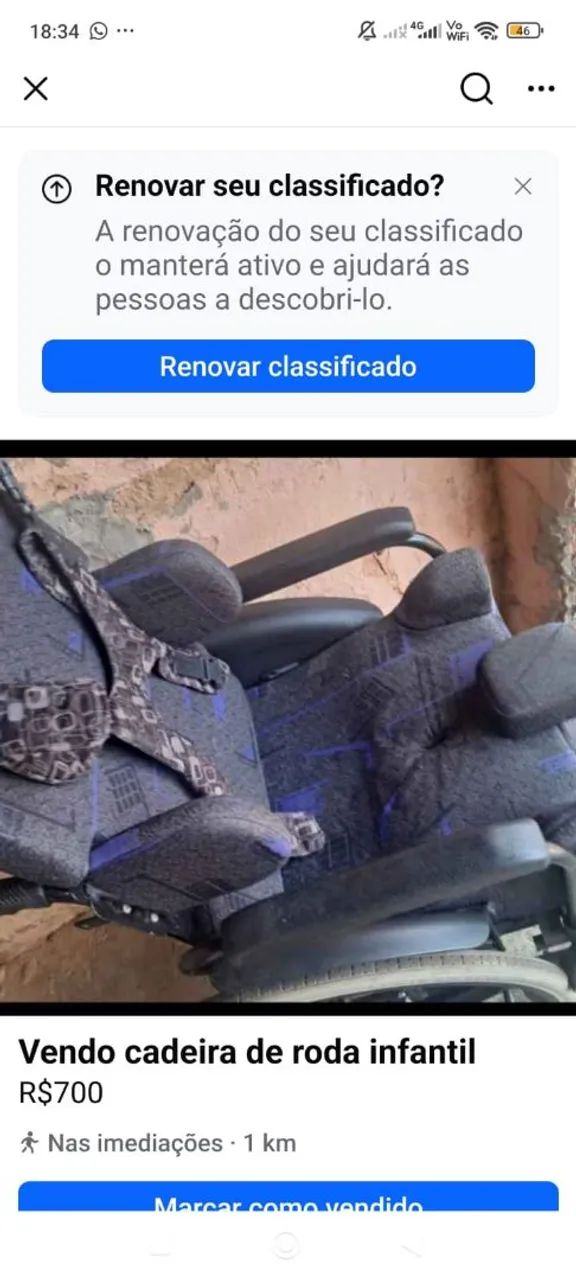 Vend cadeira d roda - Foto 5