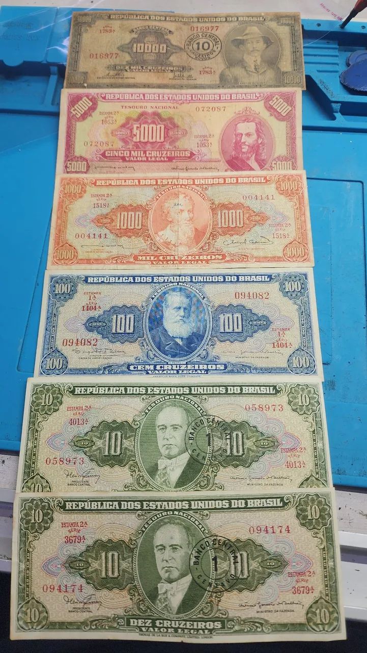 6 notas República E U Brasil 