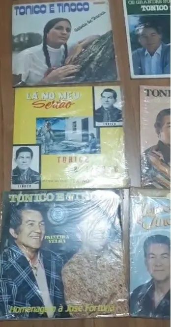 Discos de Vinil Tonico e Tinoco 31 exemplares