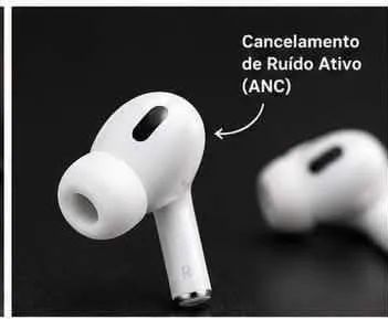 FONE BLUETOOTH 2ª GERAÇÃO COM ESTOJO MAGNÉTICO E ANC - NOVO!  - Foto 3