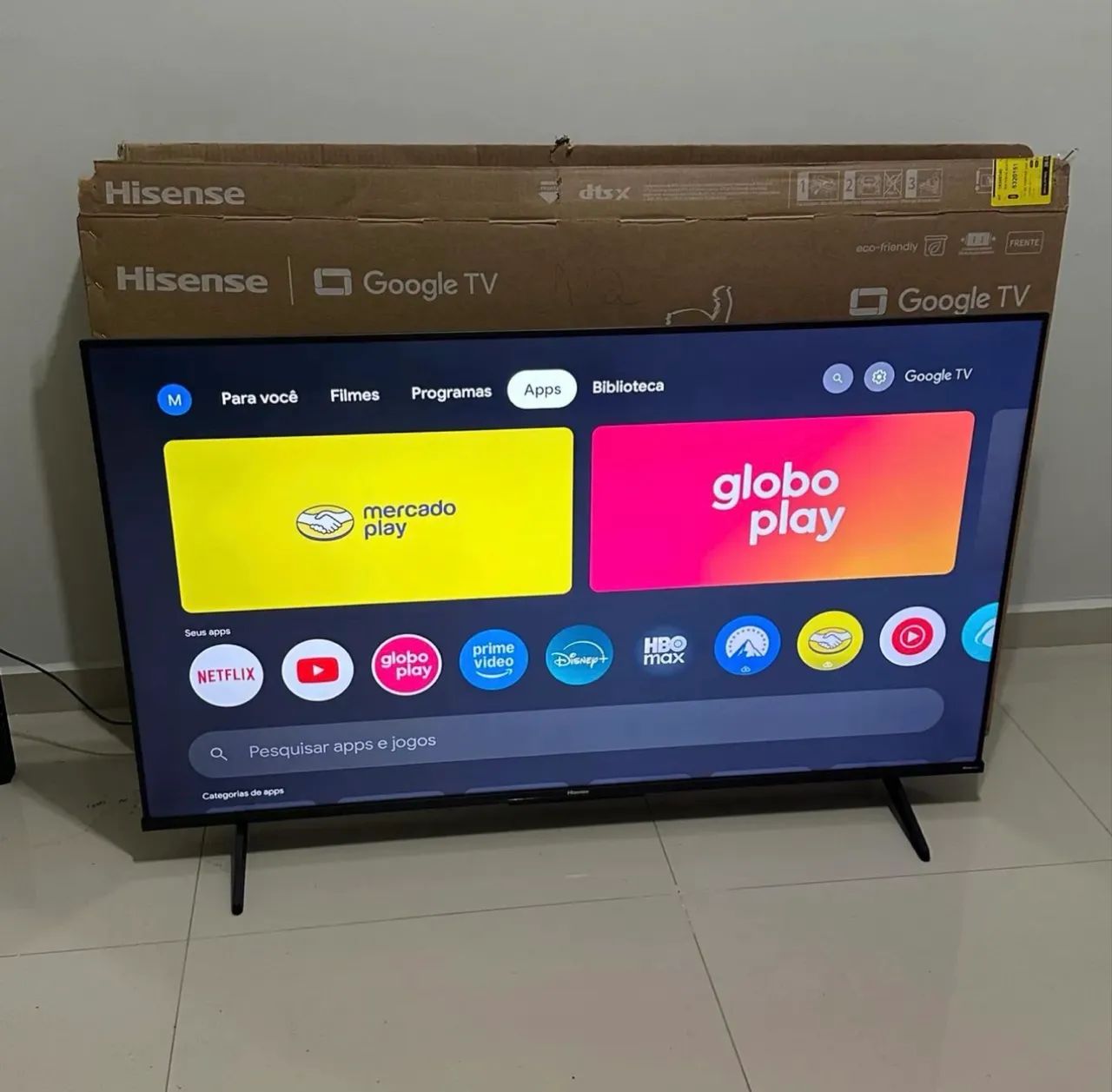 Tv Hisense Smart QLED 4k 55 Polegadas - Foto 3