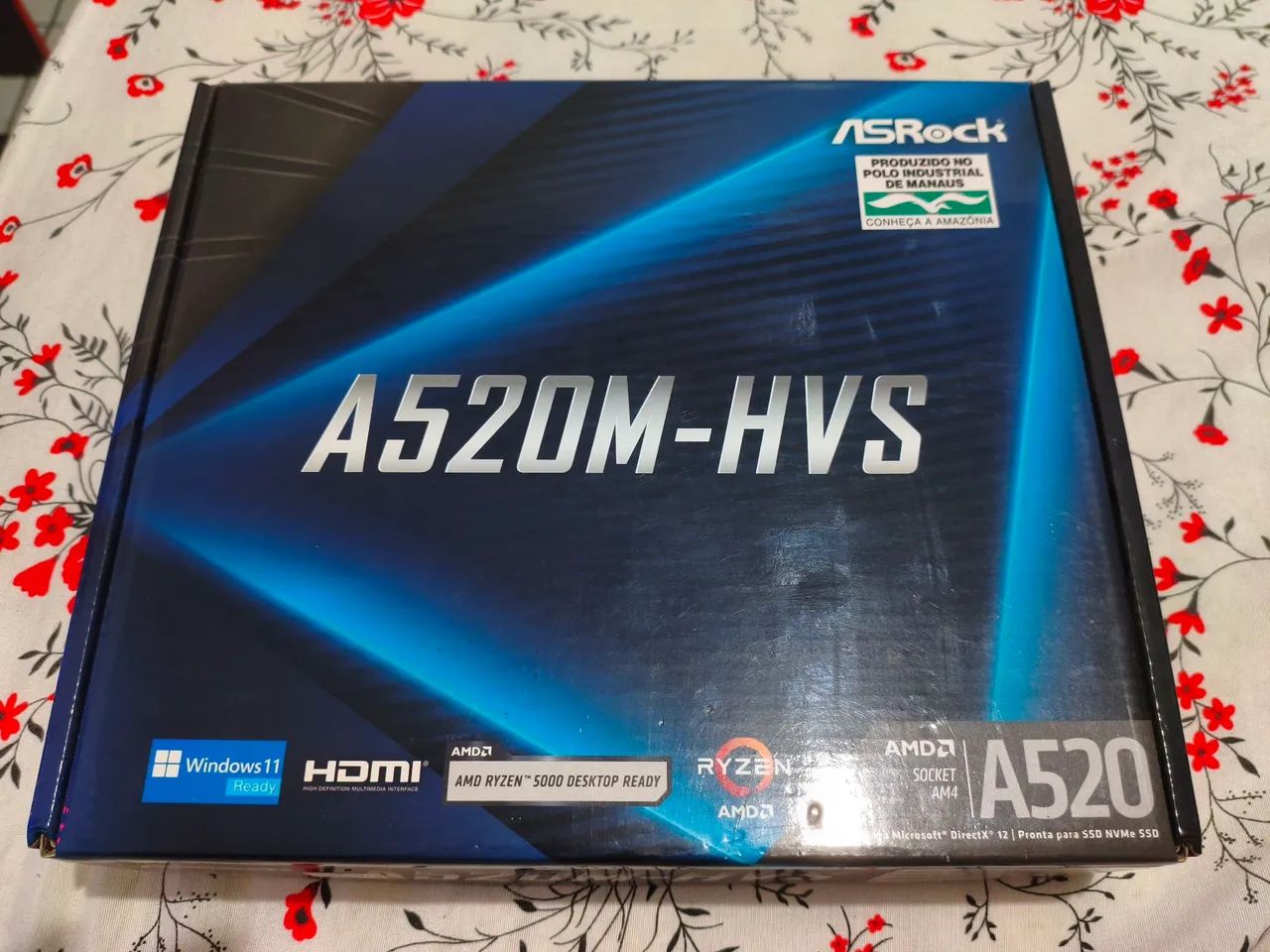 Placa mãe a520m HVS Asrock 