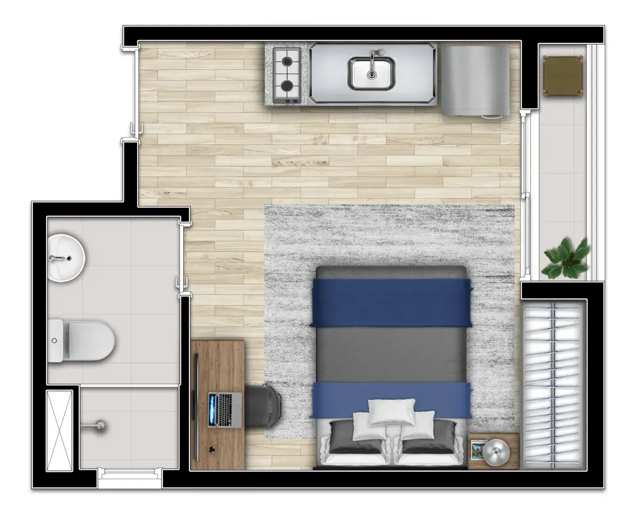 PLANTA 18m²