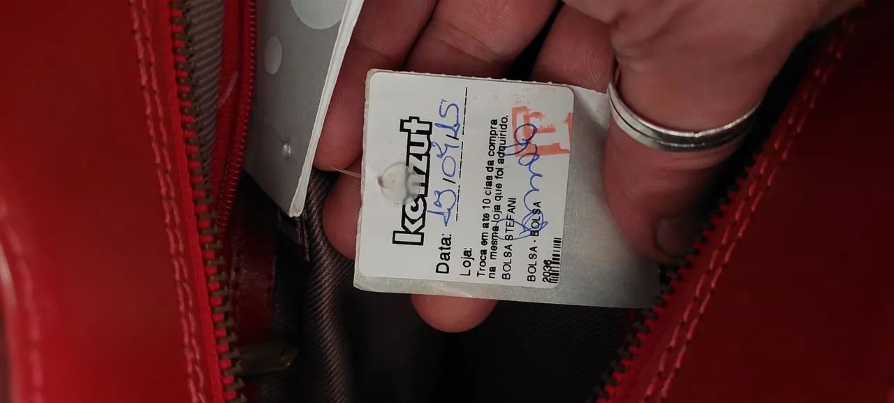 Bolsa Vermelha Kenzuti  - Foto 5