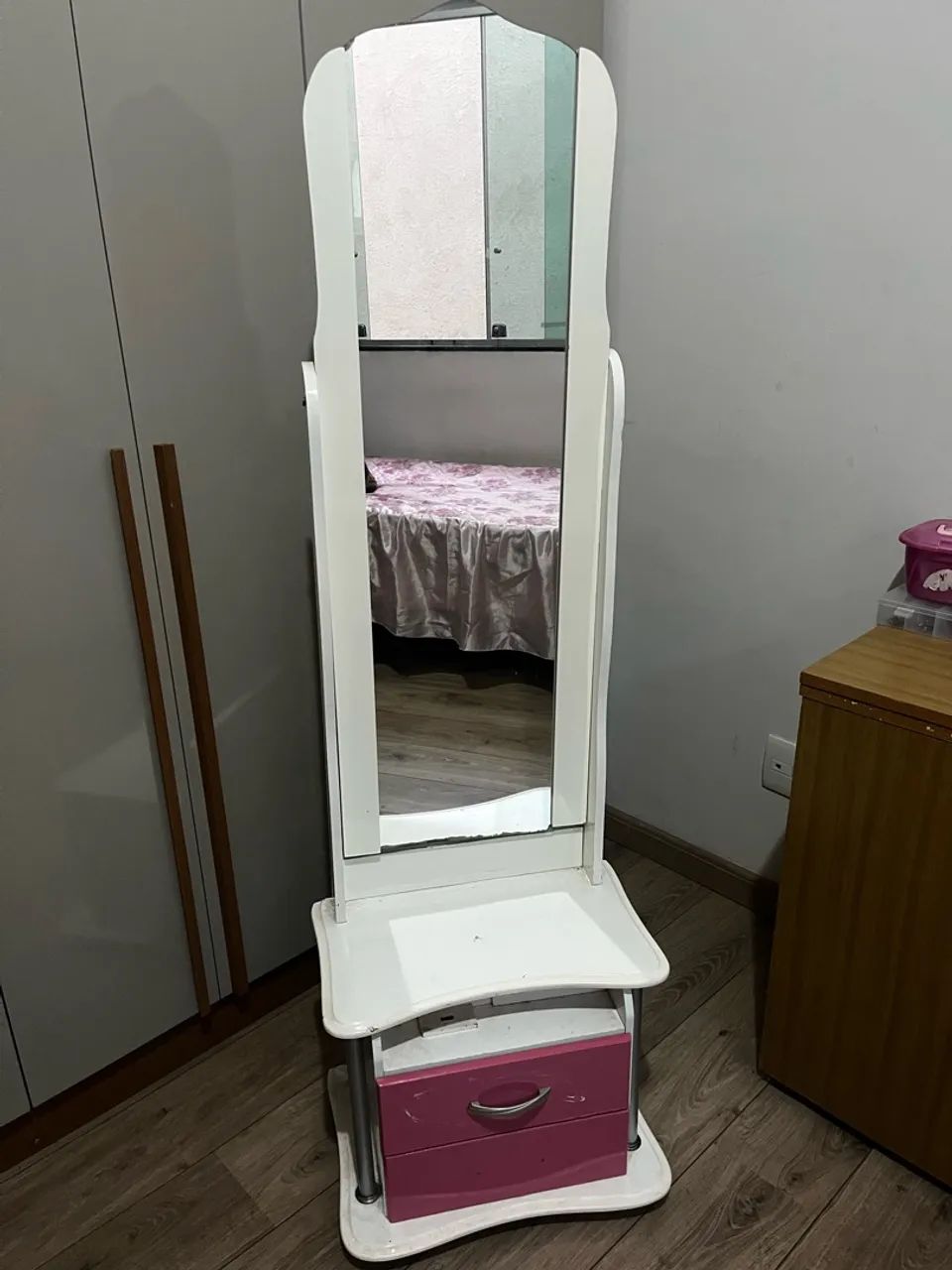 Cama de solteiro(com colchão)+espelho de brinde  - Foto 5