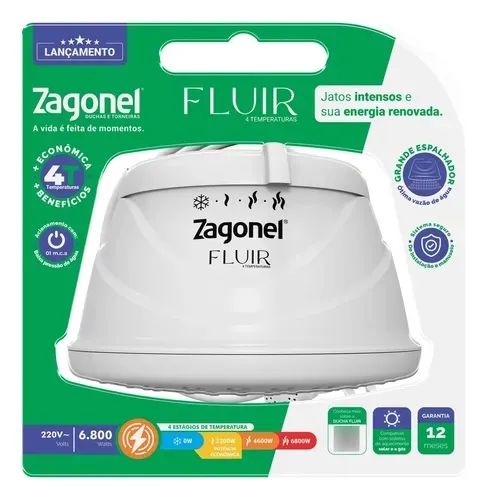 Chuveiro 4 temp Zagonel