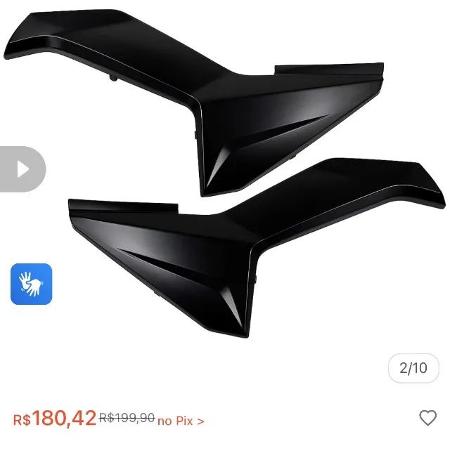 Tampa lateral adaptável para moto titan  - Foto 4