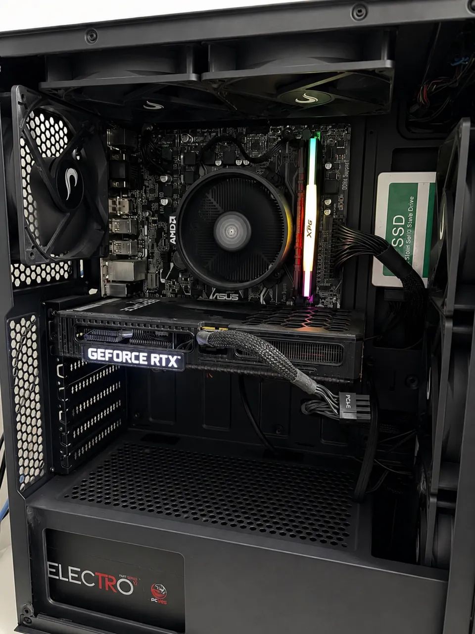 Computador gamer Ryzen 5 5600G e RTX 3060 12GB