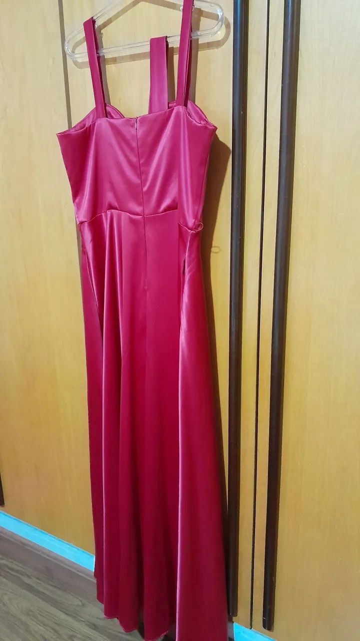 Vestido Luxo Festa Vermelho  - Foto 3