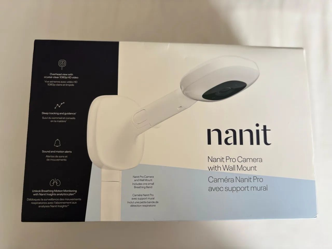 BABA ELETRÔNICA NANIT PRO + WALL MOUNT - NOVA, NUNCA USADA!