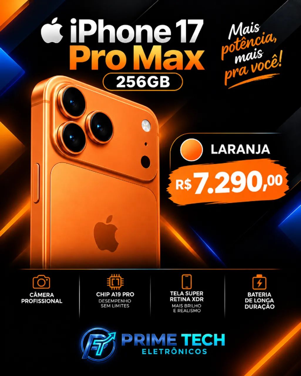 iPhone 17 pro Max 256gb original NOVO