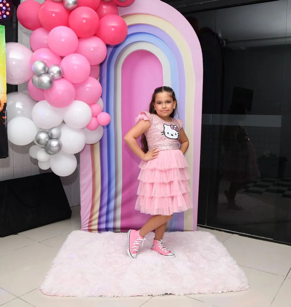 Vestido Infantil Hellow Kit - Foto 5