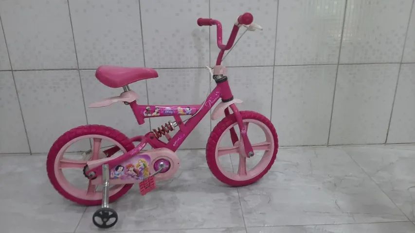 Bicicleta Rosa aro 14  - Foto 5