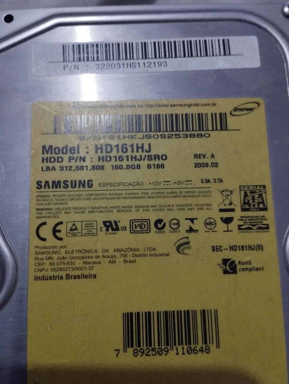 Various HDDs in working condition - lot445600576539217925
