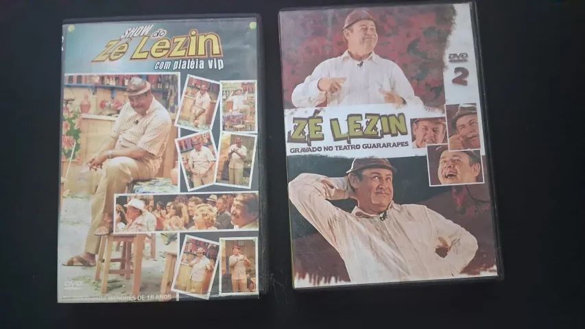 CDs antigos Show do Zé Lezin