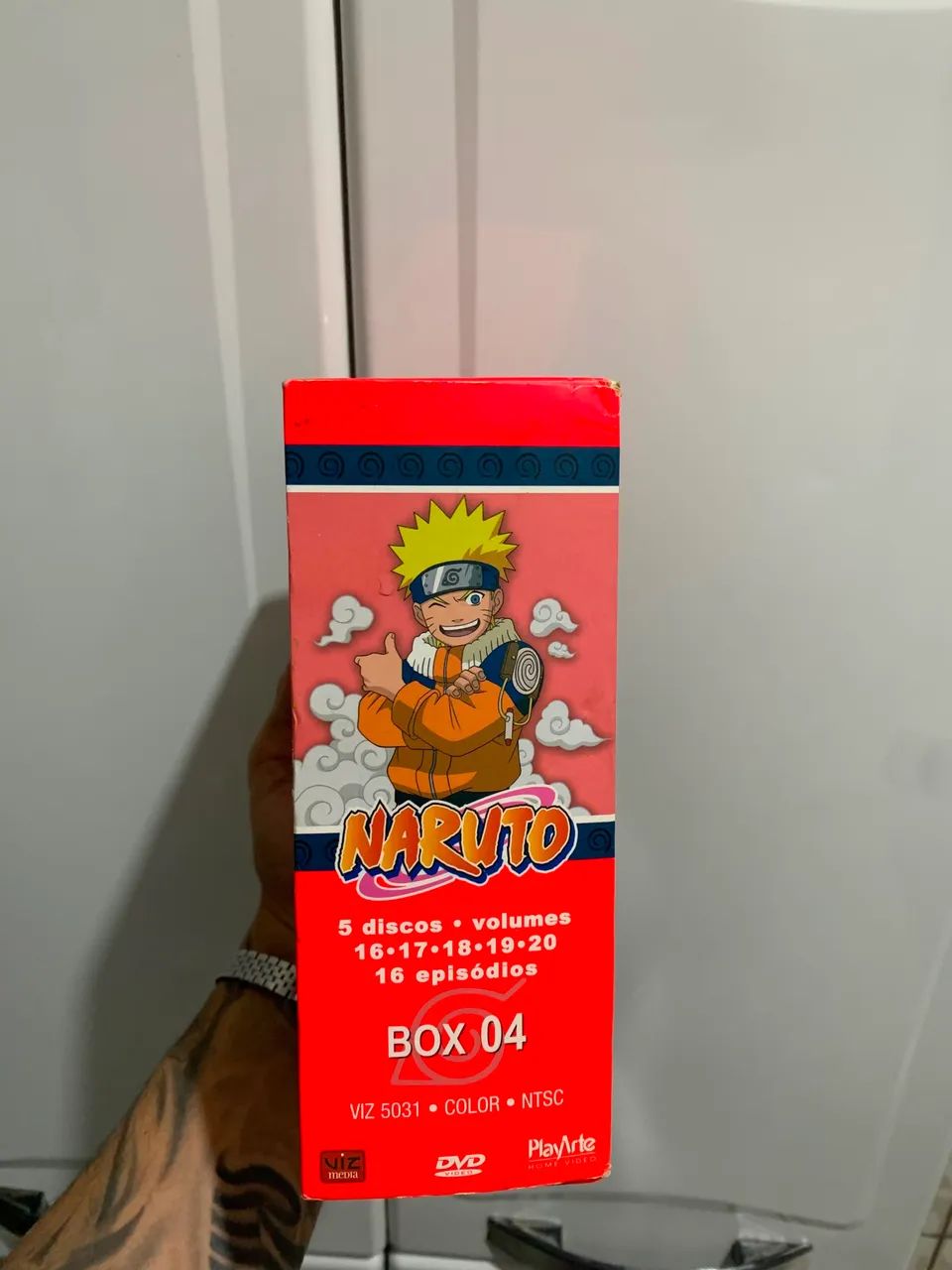 BOX 4 DVD NARUTO CLÁSSICO PLAYARTE ORIGINAL RARIDADE - DVD, Blu
