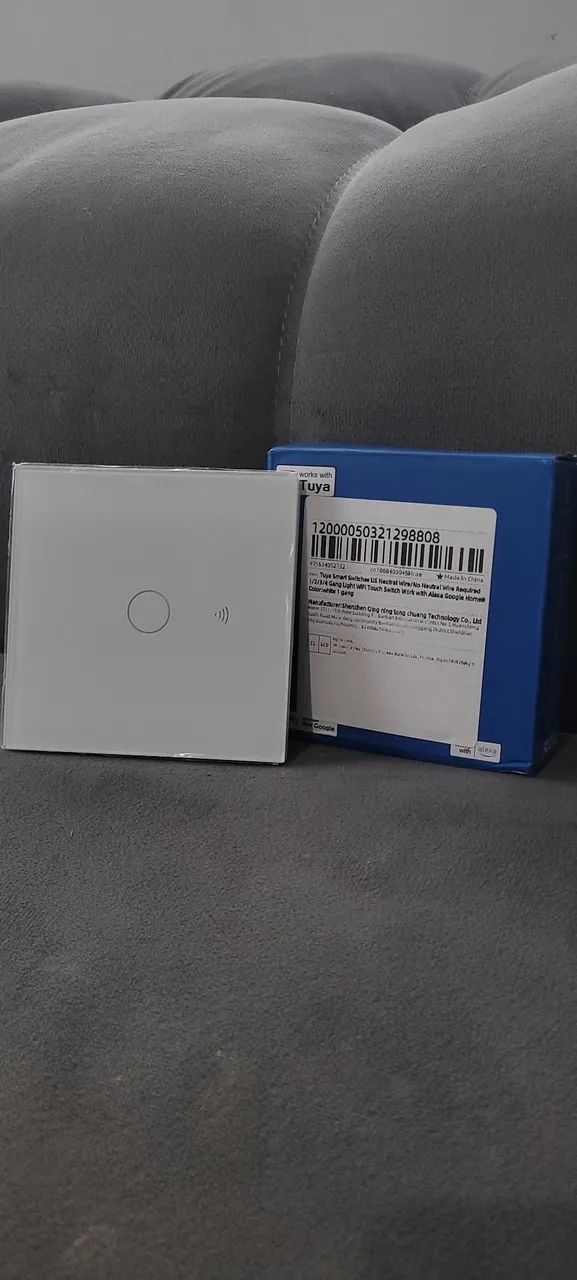 Interruptor Inteligente Tuya WiFi 4 Canais | Alexa e Google Assistente | Touch 