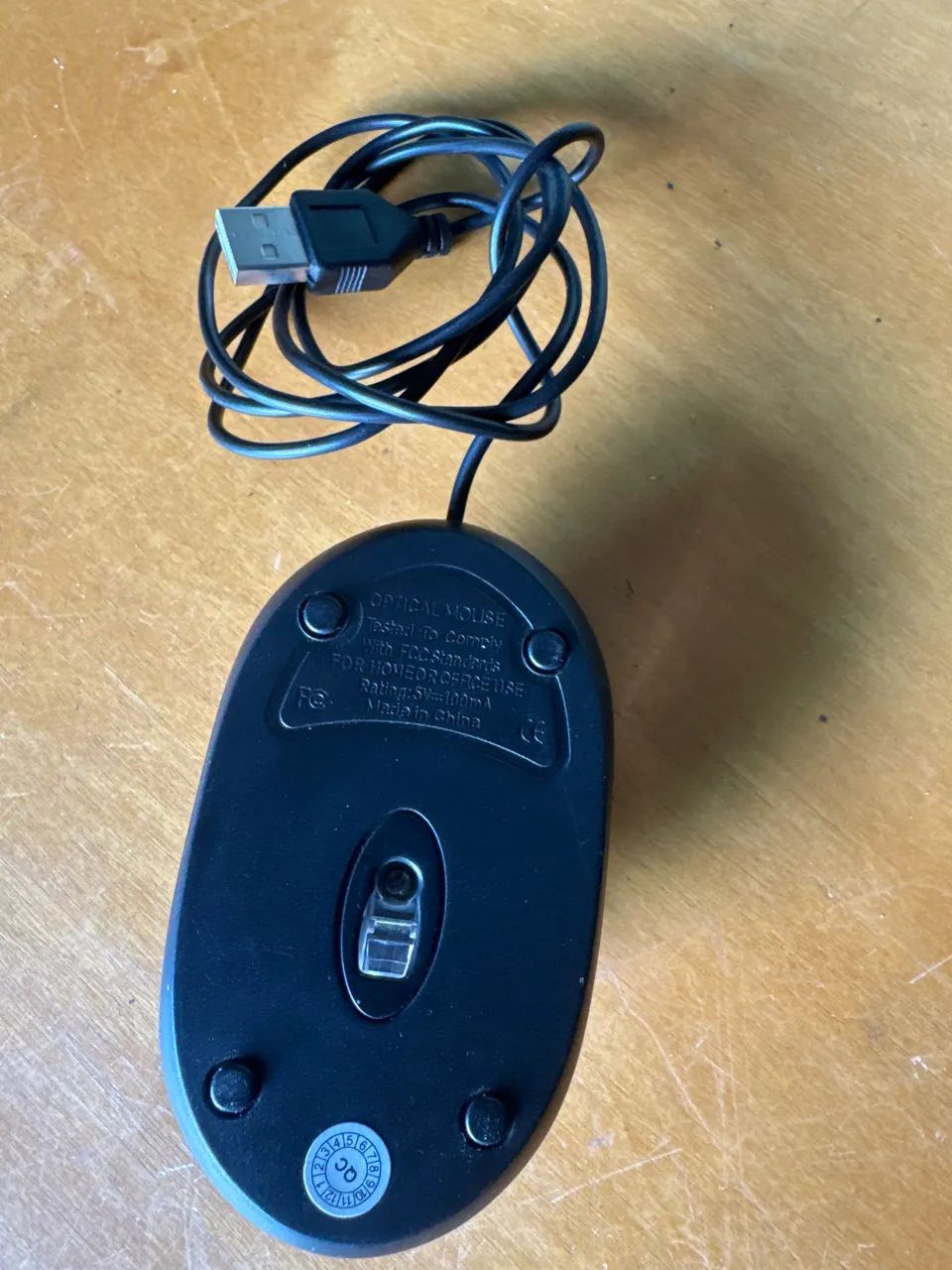 Mouse Óptico Techno com Fio Ergonômico - Foto 2