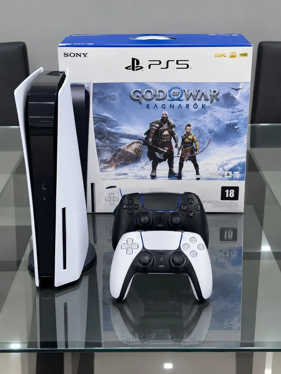 PS5 ? Disco e Digital, Completo + 2 Controles Original  - Foto 2