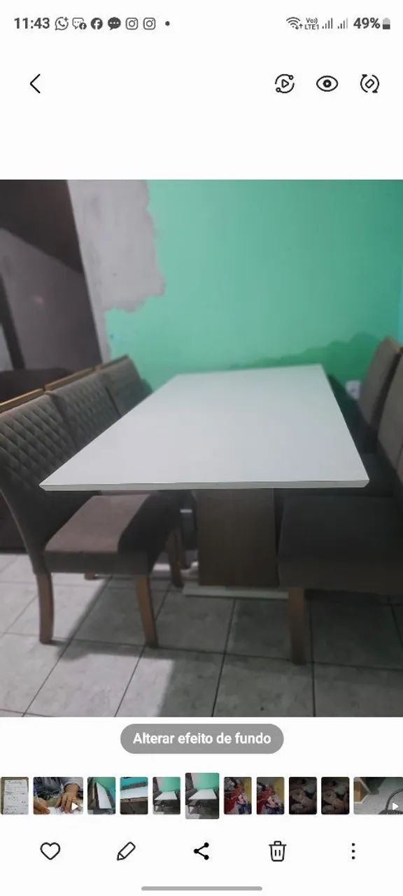 Mesa com 6 cadeiras  - Foto 3