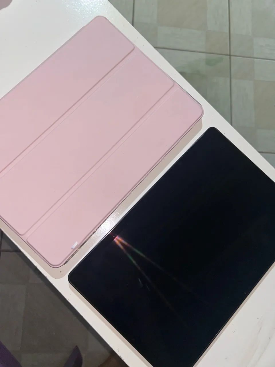 Tablet Samsung Galaxy Tab A9+ + 1 Capa + Teclado da cor Rosa + Mouse rosa- Ótimo Estado - Foto 2