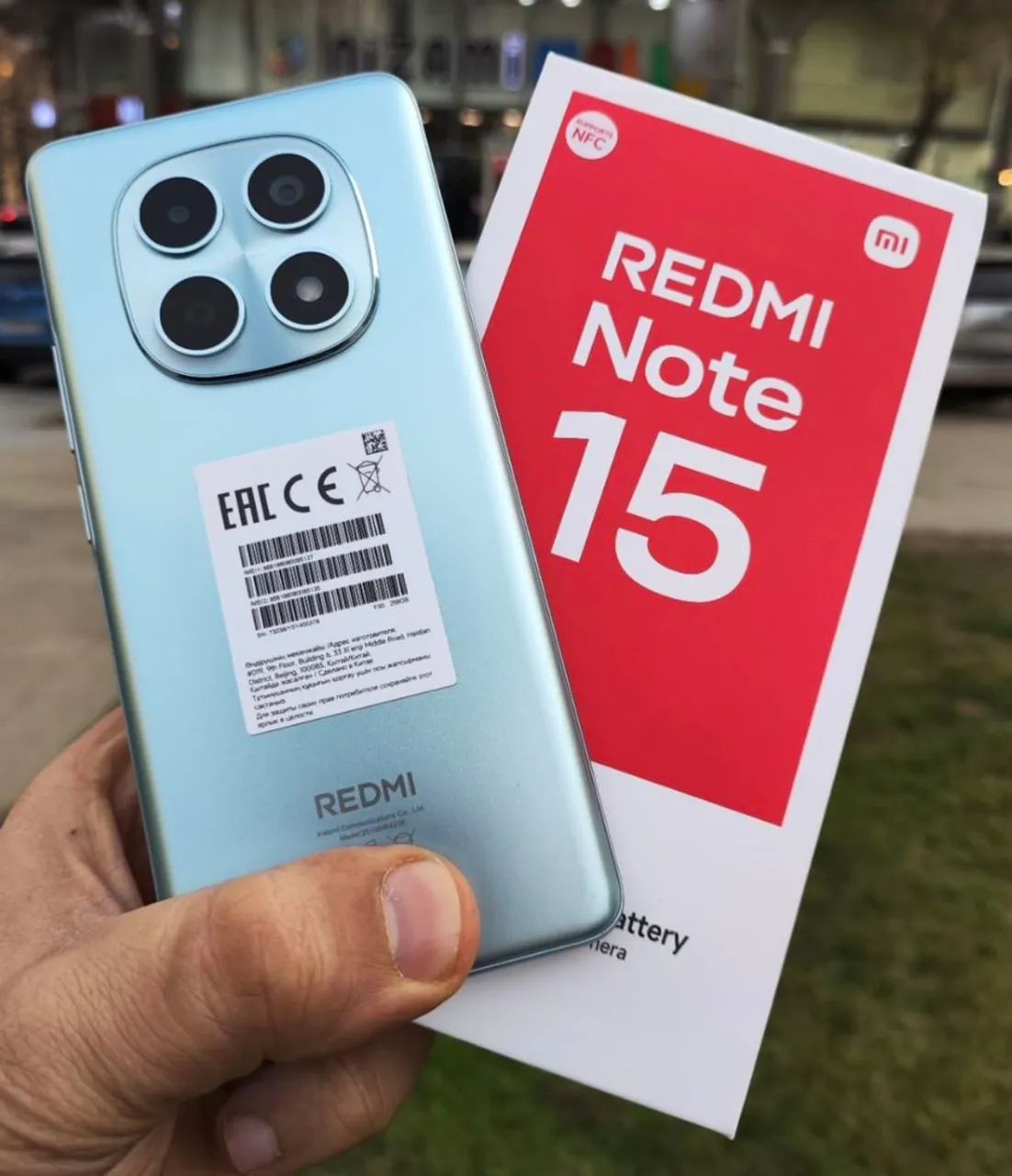 Lançamentooooo + Redmi Note 15 (4G) 256/8 Global + entrega grátis Azul